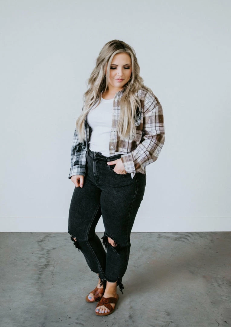 Mimosa Sidney Cropped Plaid Top 3 Mimosa Sidney Cropped Plaid Top