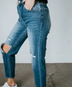 Risen Pennie High Rise Relaxed Jean