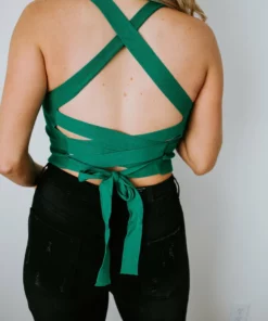 Le Lis Tops Back Story Cropped Knit Tank