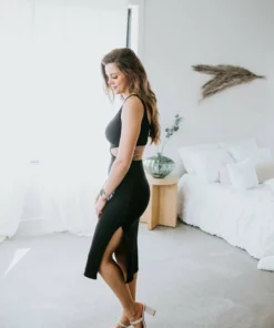 Trend Notes Paulina Ribbed Knit Cutout Dress Dresses