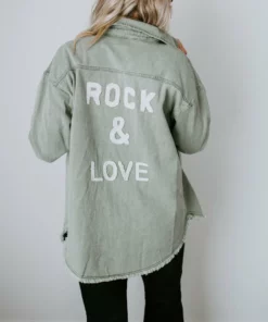 Blue B Outerwear Rock And Love Denim Jacket