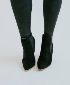 Lauriebelles Sara Block Heel Chelsea Bootie Shoes