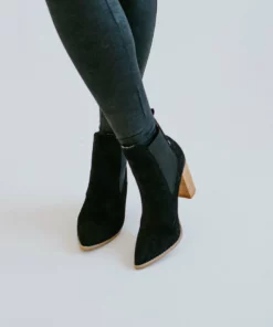Lauriebelles Sara Block Heel Chelsea Bootie Shoes