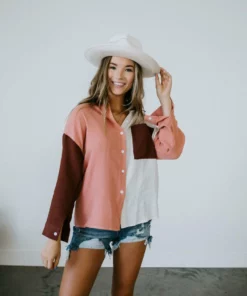 Daphne Lo Lupe Button Up Top