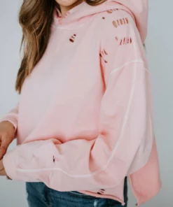 Whitehouse Murphy Distressed Hoodie By Chelsea DeBoer Lily & Lottie