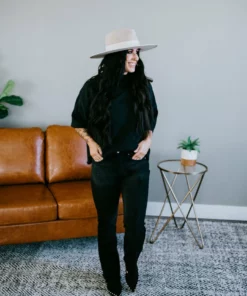 Lauriebelles Archie Mock Neck Tee By Chelsea DeBoer