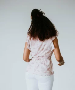 Doe & Rae Tops Moira Ruffle Peplum Top