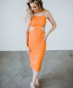 Mable Hot Shot Bodycon Midi Dress Dresses