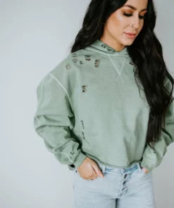 Whitehouse Murphy Distressed Hoodie By Chelsea DeBoer Lily & Lottie