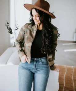 Lauriebelles Lily & Lottie Camo Bomber Jacket