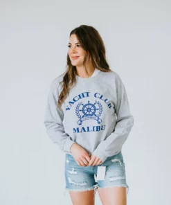 Benie Curvy Yacht Club Crewneck Sweatshirt