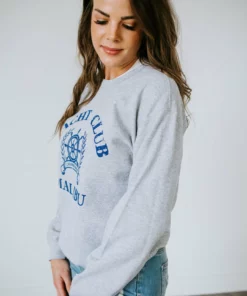 Benie Curvy Yacht Club Crewneck Sweatshirt
