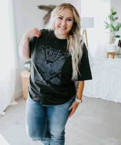 Zutter Free Bird Oversized Graphic Tee