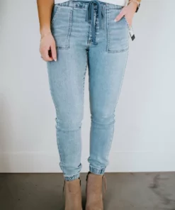 Risen Curvy Turner Jogger Skinny Jean