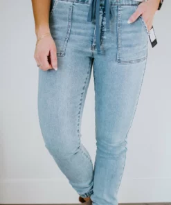 Risen Curvy Turner Jogger Skinny Jean