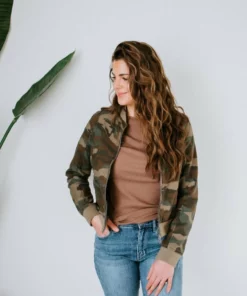 Lauriebelles Lily & Lottie Camo Bomber Jacket 28 Lauriebelles Lily & Lottie Camo Bomber Jacket