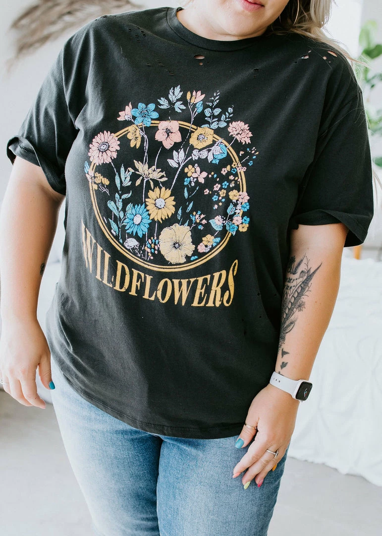 Zutter Wildflowers Graphic Tee 3 Zutter Wildflowers Graphic Tee