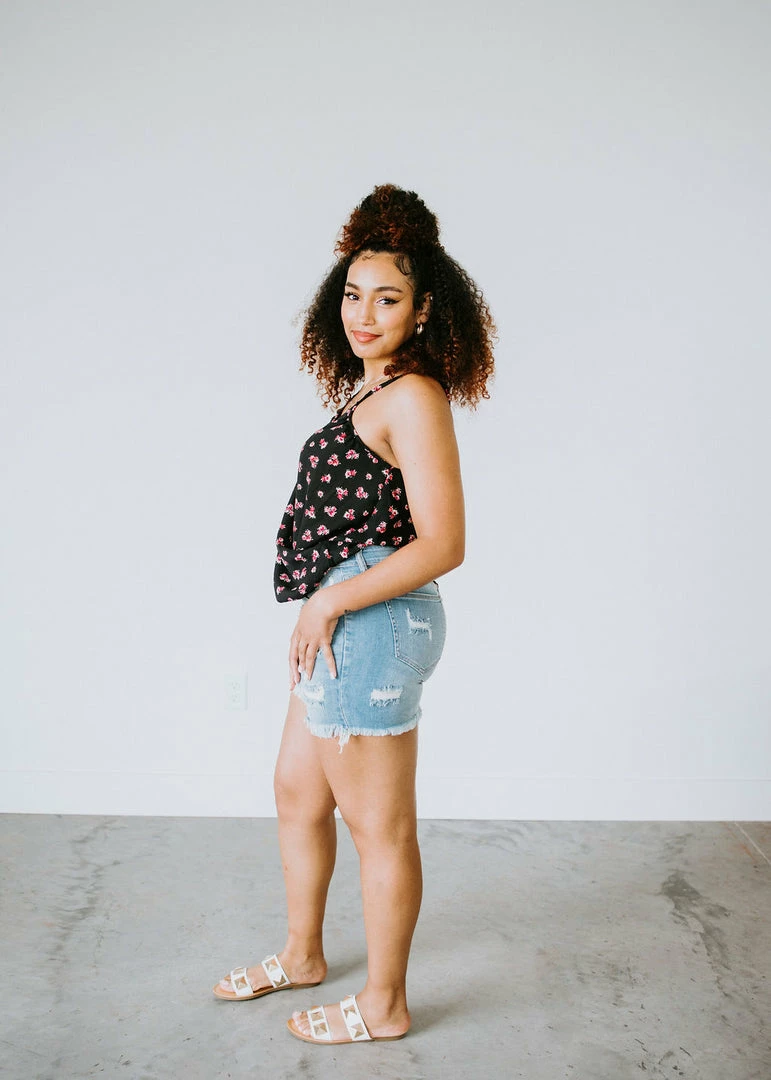 Haptics Floral Feelings Surplice Tank 5 Haptics Floral Feelings Surplice Tank