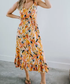 Daphne Lo Dresses Sunny Oasis Midi Dress