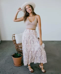 By Together Tops Iris Ribbed Knit Brami