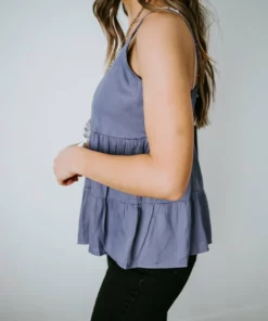 Ee:some Cleo Tiered Tank Top Tops