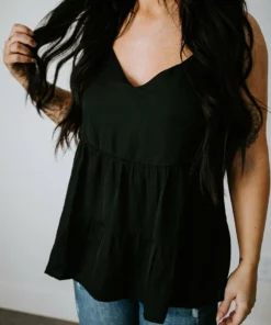 Ee:some Cleo Tiered Tank Top Tops