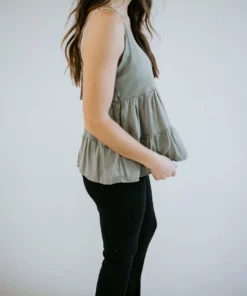 Ee:some Cleo Tiered Tank Top Tops