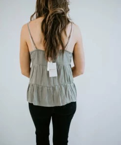 Ee:some Cleo Tiered Tank Top Tops