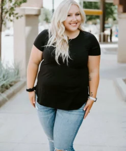 Lauriebelles Black Lily & Lottie Perfection Crew Neck Tee 12 Lauriebelles Black Lily & Lottie Perfection Crew Neck Tee