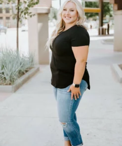 Lauriebelles Black Lily & Lottie Perfection Crew Neck Tee 13 Lauriebelles Black Lily & Lottie Perfection Crew Neck Tee