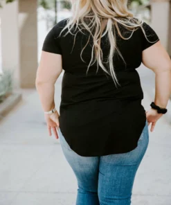 Lauriebelles Black Lily & Lottie Perfection Crew Neck Tee 15 Lauriebelles Black Lily & Lottie Perfection Crew Neck Tee