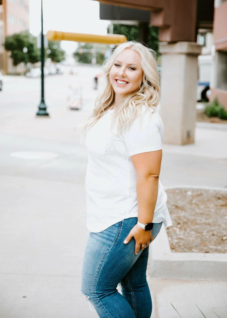 Lauriebelles Off White Lily & Lottie Perfection Crew Neck Tee 5 Lauriebelles Off White Lily & Lottie Perfection Crew Neck Tee