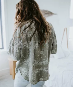 POL Clothing Inc. Run It Paisley Button Down Shirt 9 POL Clothing Inc. Run It Paisley Button Down Shirt