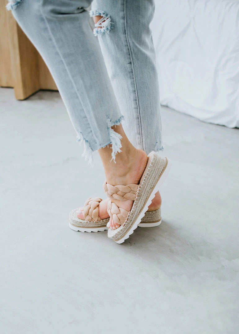 KKE Originals Kylene Braided Espadrille Sandal Shoes 3 KKE Originals Kylene Braided Espadrille Sandal Shoes