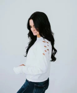 Lauriebelles Kynlee Distressed Crew By Lily & Lottie