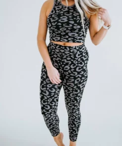 Hem & Thread, Inc Spot On Leopard Print Legging