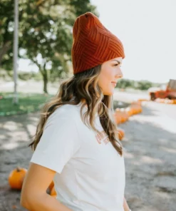 Olive & Pique Luca Weave Textured Beanie Outerwear