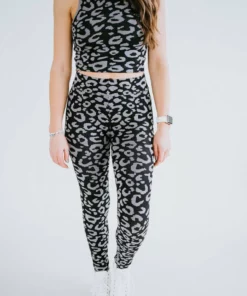 Hem & Thread, Inc Spot On Leopard Print Legging