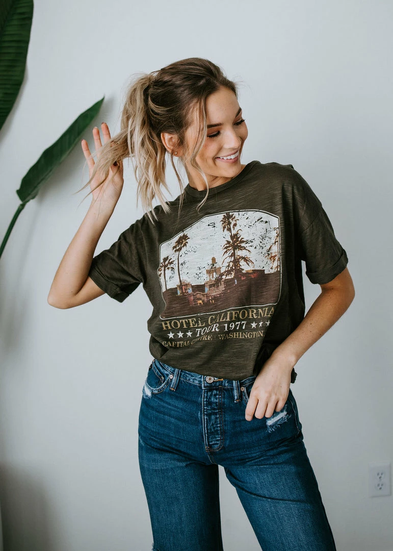 12PM By Mon Ami Hotel California Graphic Tee 13 12PM By Mon Ami Hotel California Graphic Tee