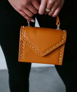 H&D Accessories Rian Studded Top Handle Bag