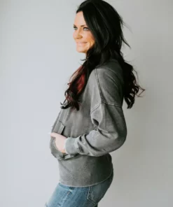 Mono B Jayda Dolman Zip Up Hoodie Curvy