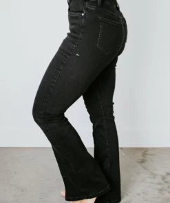 Q2 Splitting Up Flare Jean Bottoms