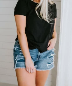 Lauriebelles Black Lily & Lottie Perfection Crew Neck Tee