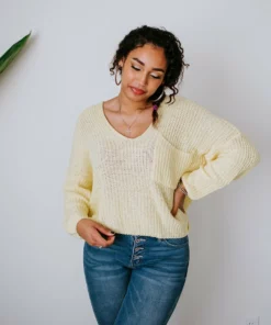 Miracle Bright Future V-Neck Sweater