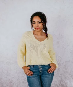 Miracle Bright Future V-Neck Sweater