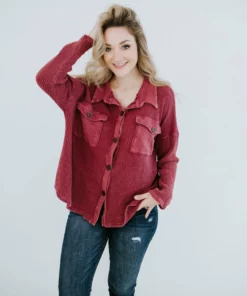 Bucketlist Avani Vintage Wash Shacket