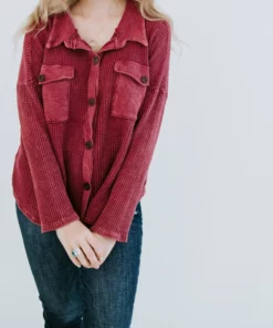 Bucketlist Avani Vintage Wash Shacket