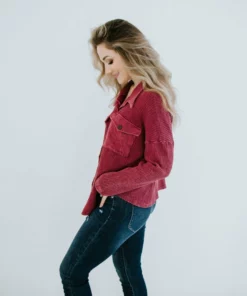 Bucketlist Avani Vintage Wash Shacket