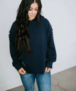 Lauriebelles Chelsea DeBoer By Lily & Lottie Distressed Hoodie