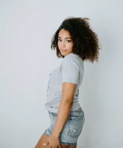 Midwest Tees Cheer Mom Life Graphic Tee Curvy